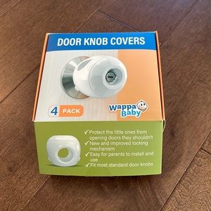 NIB Babyproofing door knob covers, 4 count
